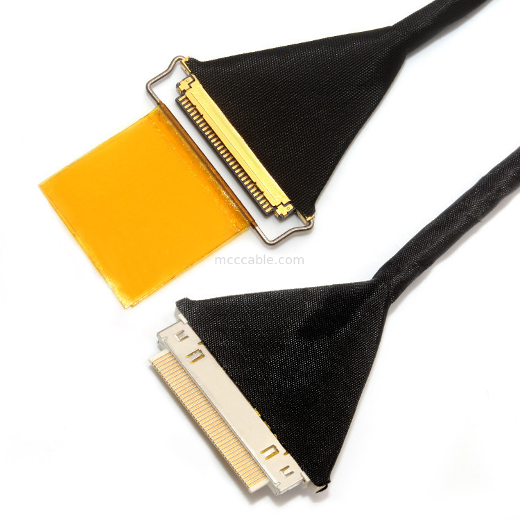 کابل Lvds edp کابل LCD Aces 50204 030 تا 20453-230t 30 پین 0.4mm کابل LVDS مونتاژ