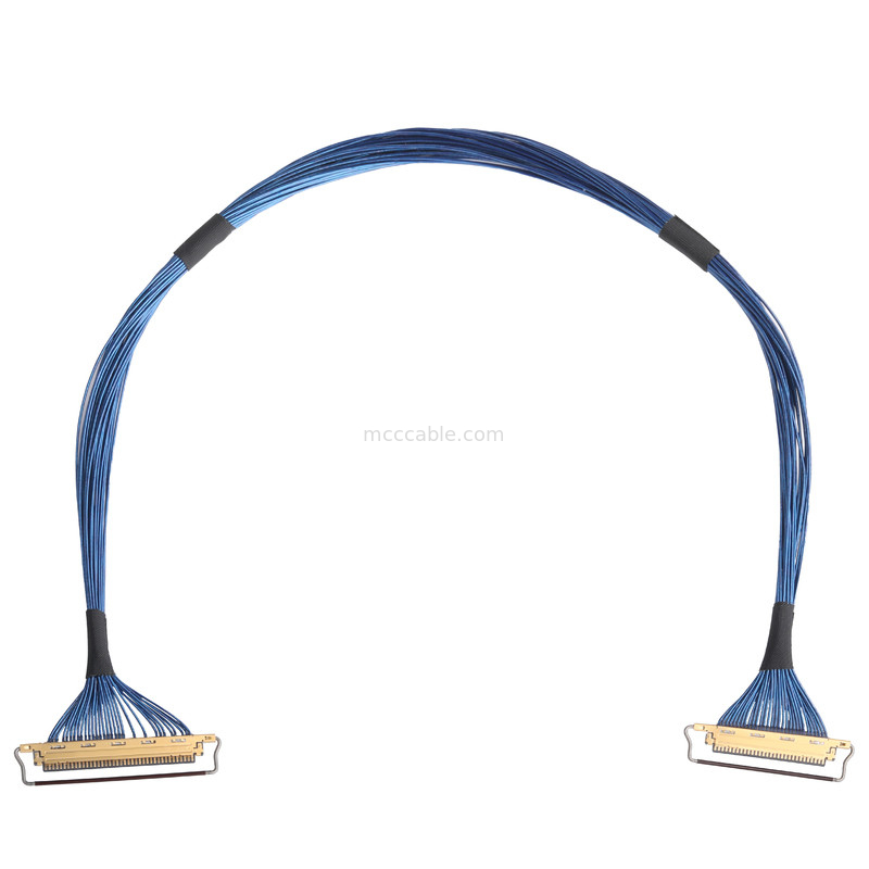 20453-240t-03 به 20453-230t-03 30P 40P 0.5mm Pitch 36AWG Lvds کابل مونتاژ