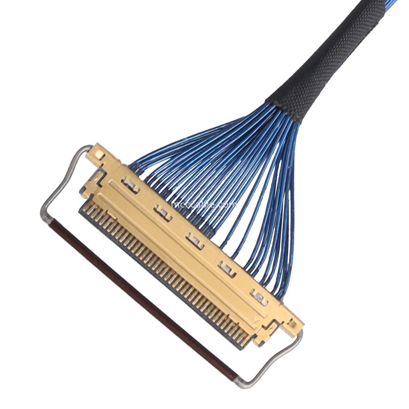 20453-240t-03 به 20453-230t-03 30P 40P 0.5mm Pitch 36AWG Lvds کابل مونتاژ