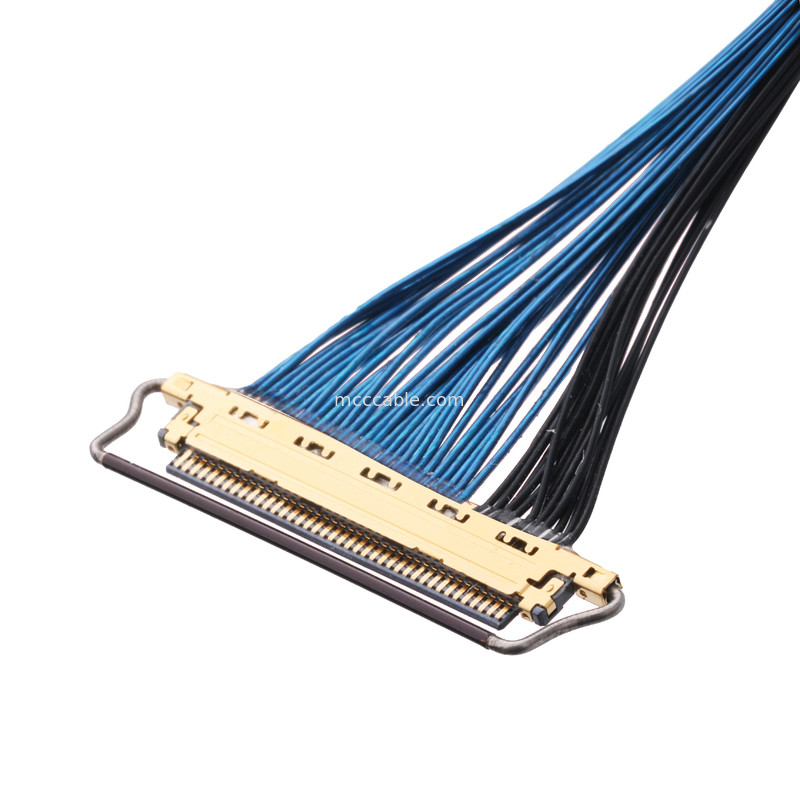 20633-250T-01S 50P 0.4mm pitch نوع جفت گیری افقی کانکتور میکرو کواکسیال با قفل مکانیکی