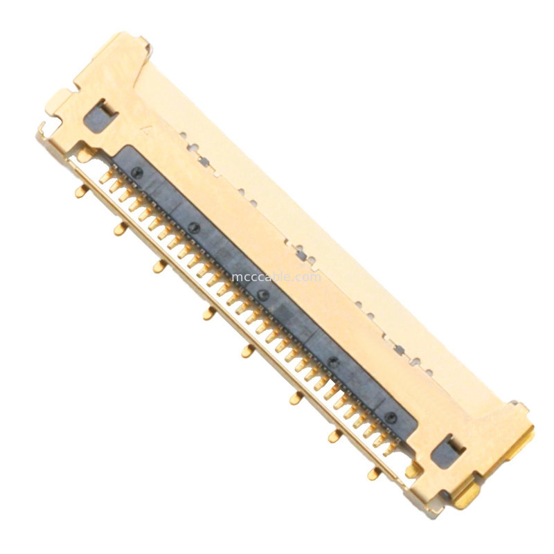 20682-020E-02 قطب افقی فوق باریک کواکسیال کابل LVDS مونتاژ 0.4mm تماس Pitch