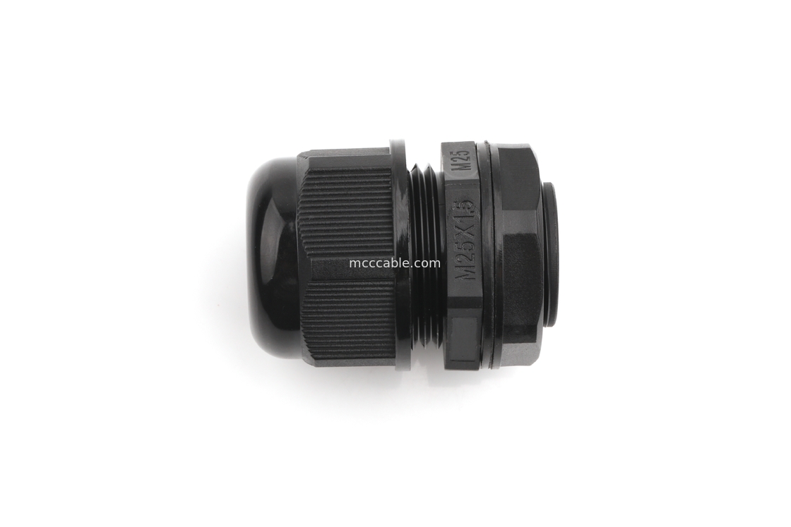 M25 شیل کانکتور ضد آب صنعتی با 3Pin / 4Pin / 6Pin / 7Pin / 8Pin پشتیبانی از پردازش سیم سفارشی OEM / ODM