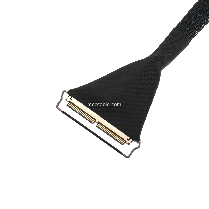 کابل میکرو-محوری 40 پین، گام 0.4 میلی‌متر، دو لایه محافظ برای EDP/LVDS