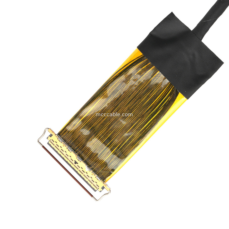 مونتاژ کابل میکرو-محوری 50 پین با سیم شیلددار AWG38 برای انتقال داده با سرعت بالا