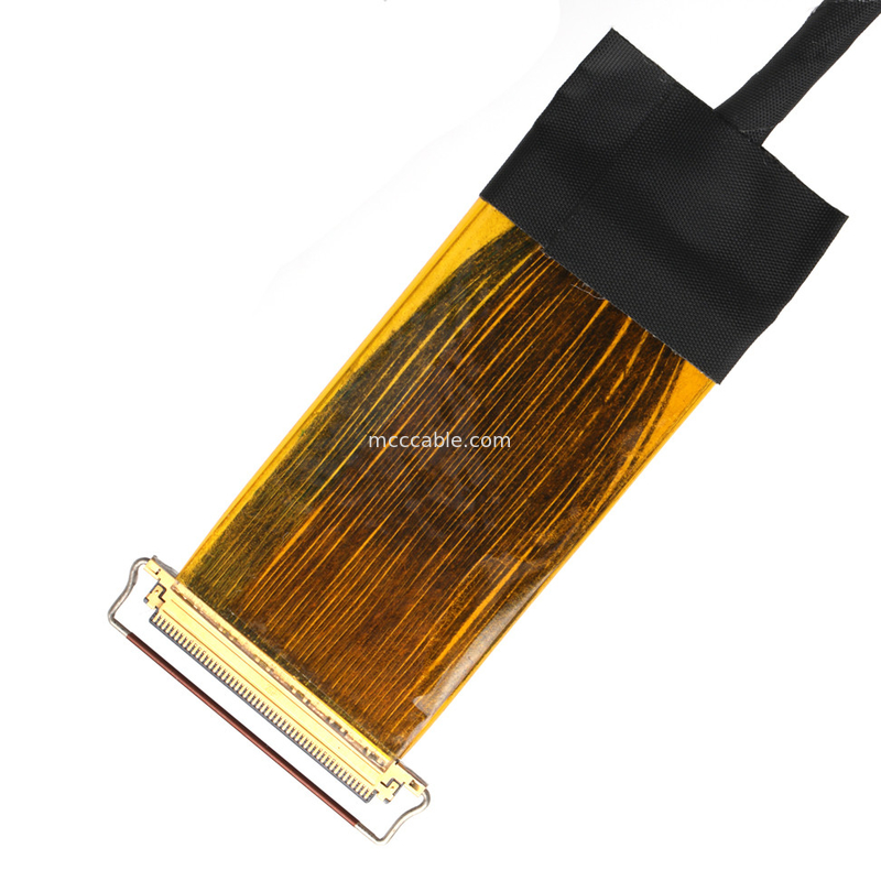 مونتاژ کابل میکرو-محوری 50 پین با سیم شیلددار AWG38 برای انتقال داده با سرعت بالا