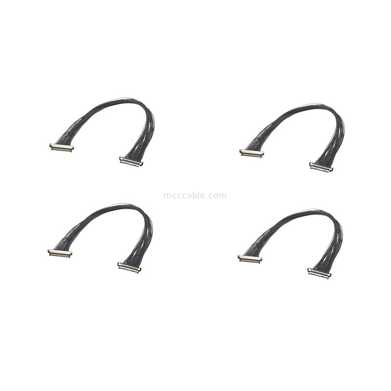 0.4mm USL20-30SS-025C Micro Coaxial Cable Medical Grade Connector For Endoscopic Camera Equipment
