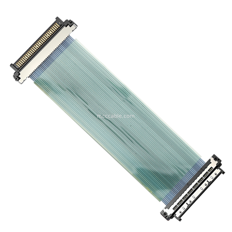 USL20-30SS-018BH 0.4mm Micro Coax Cable Customizable Pin Mapping For AI Accelerator Modules