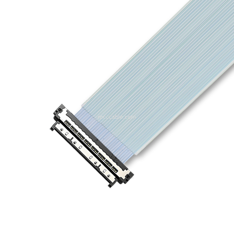 0.4mm USL20-30SS-030BH Micro Coax Ribbon Cable MIL-Spec Harsh Environment Connector For Defense Drones