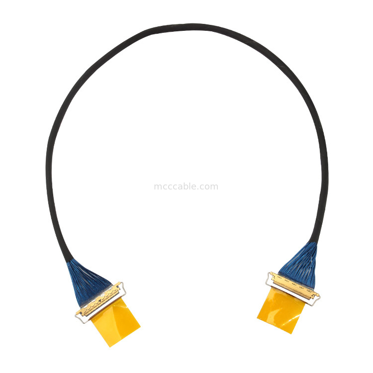 کانکتور نمایشگر lvds 20 گیگابیت بر ثانیه / لاین مینی کواکس کابل انتقال داده با سرعت بالا برای Thunderbolt 3 20633 40T 01