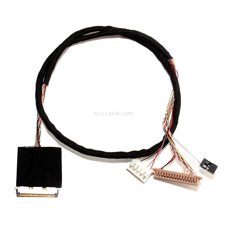 30 پین Lcd Lvds Cable 20345 040t Lvds To Edp کانکتور نمایش Lvds Cable
