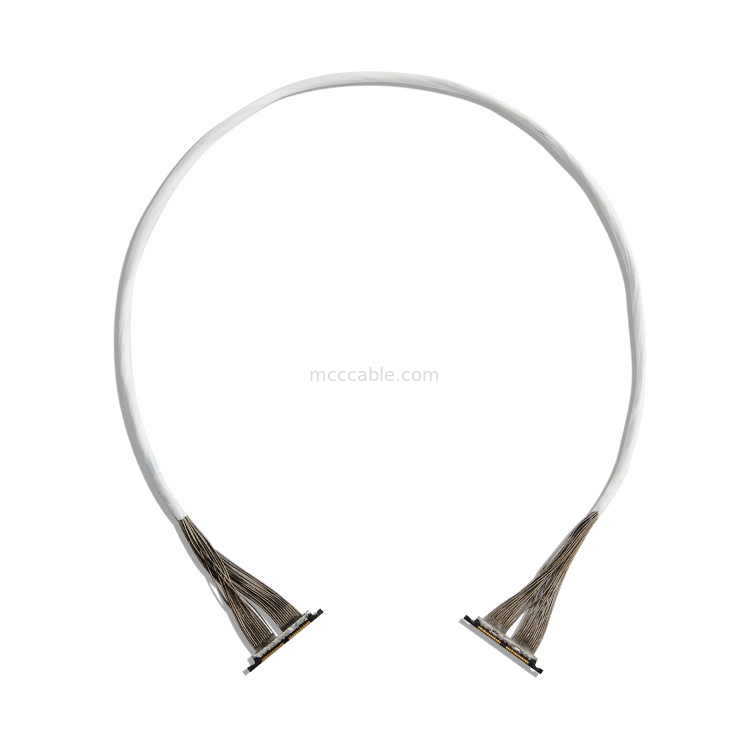 0.3mm Micro Coaxial Cable DF56 26P 0.3SD برای کانکتور دوربین بدون سرنشین و اتصال مکانیکی