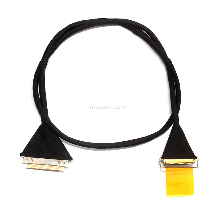 کابل Lvds edp کابل LCD Aces 50204 030 تا 20453-230t 30 پین 0.4mm کابل LVDS مونتاژ