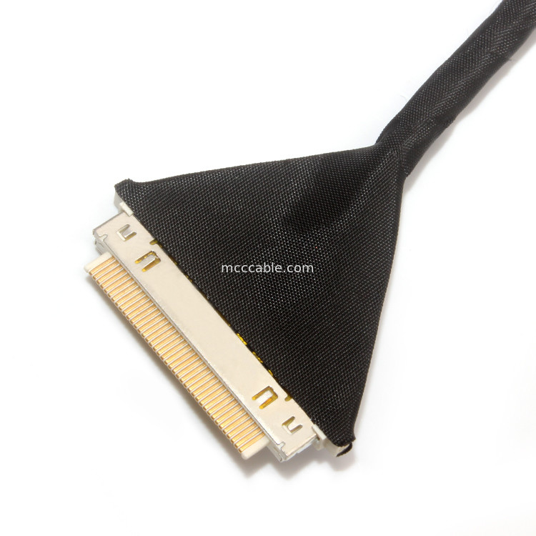 کابل Lvds edp کابل LCD Aces 50204 030 تا 20453-230t 30 پین 0.4mm کابل LVDS مونتاژ
