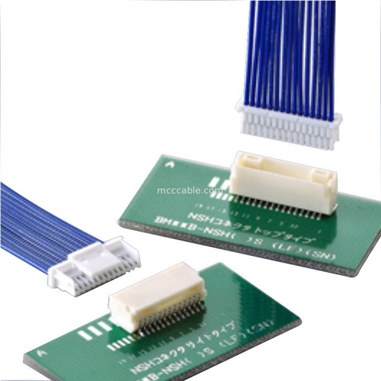 1.0 mm Pitch NSH Connector Cable Jst NSHR-15V-S جز S مهار سیم