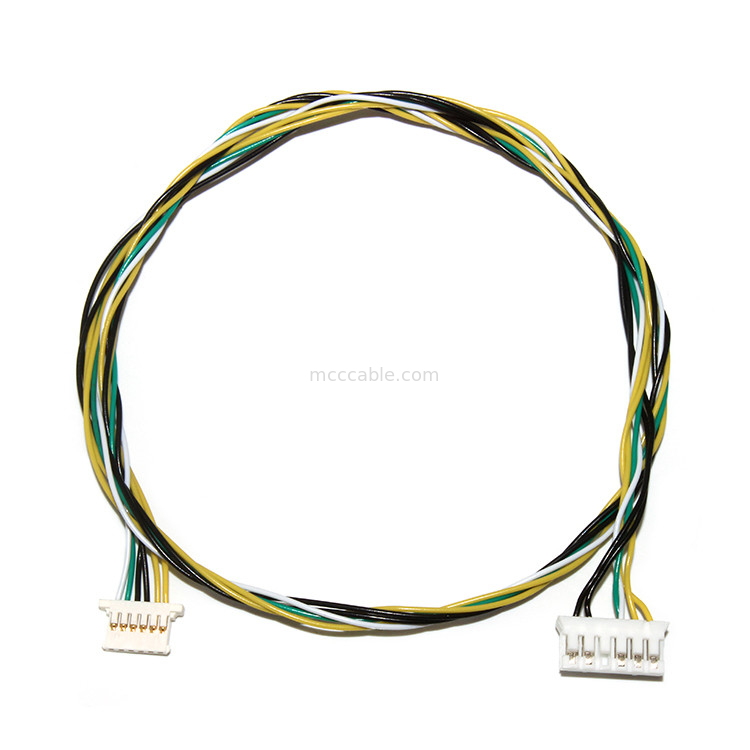 مونتاژ کابل LED 1.25 میلی متری ، مجموعه کابل Molex 51146 0600 تا JST PHR 6
