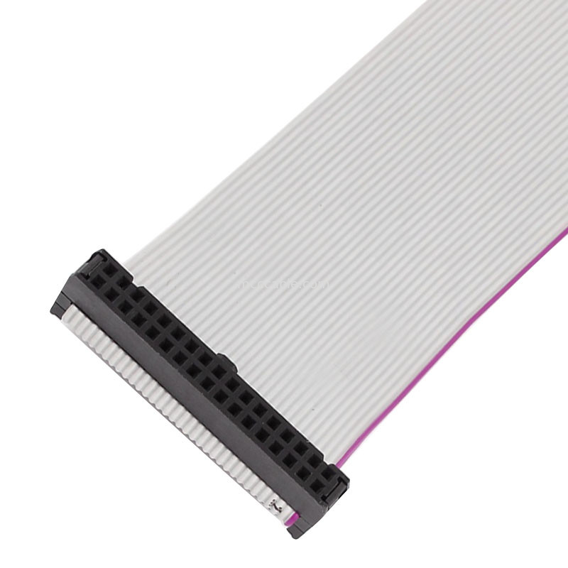 کابل روبان تخت انعطاف پذیر 2.54 میلی متر ، کابل 10 پین IDC به طول 60 میلی متر