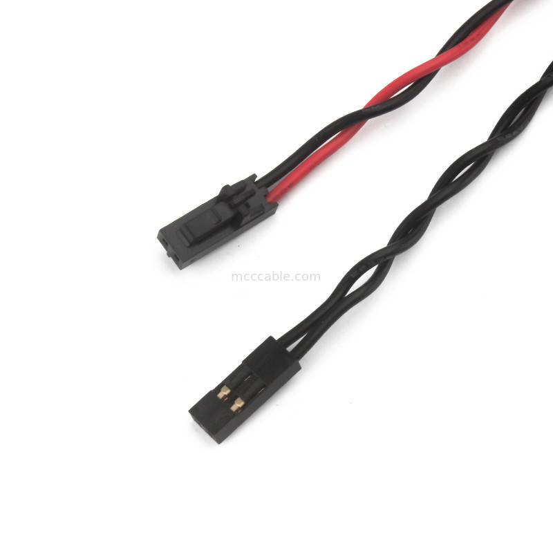 کابل سوئیچ تغذیه Bulgin Mpi002 28 D4 آبی قرمز برای Rl To Molex 50579402