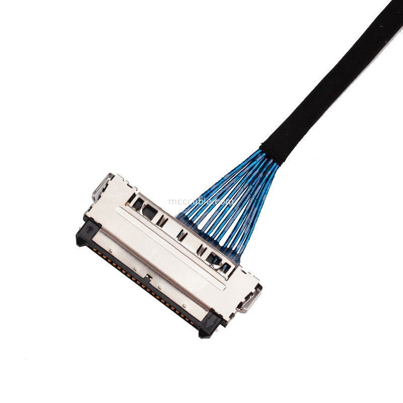 مونتاژ کابل 41 پین EDP LVDS JAE FI-X 41P To  FX15S-41P-0.5SD