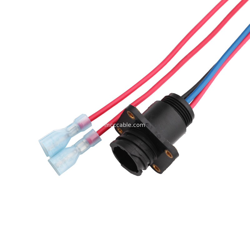 6 پین 100 میلی متر طول سیم مهار مونتاژ Molex 1722582106 تا 4 پین TE 208130-1