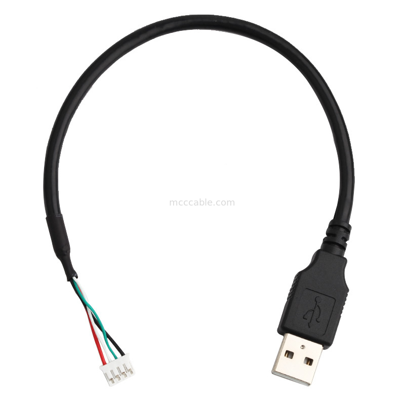 28AWG USB 2.0 TO JST SPH-4 دسته سیم سفارشی 9 پین کانکتور نمایشگر lvds