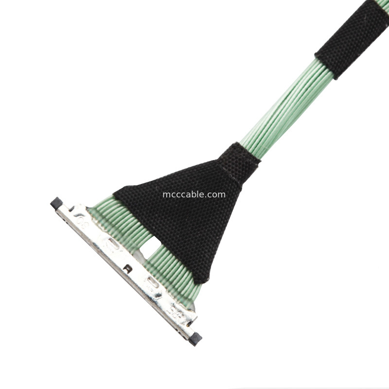 30 Pin Micro Coaxial Lvds EDP کابل هایروز 0.3mm Pitch DF56-30P-0.3SD