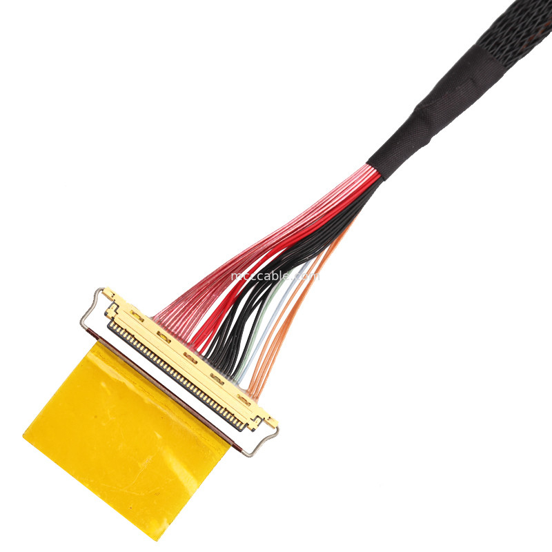 36AWG Lvds کابل مونتاژ I  20453-240t-01 به 20453-240t-01 40P 0.4mm Pitch