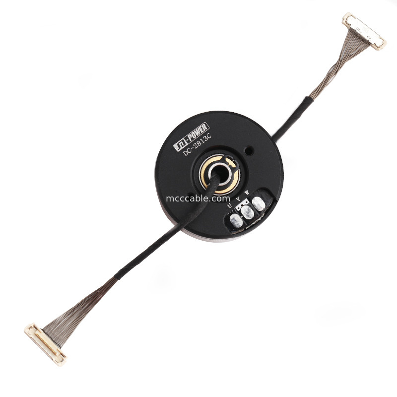کابل سفارشی DF36C-15P-0.4SD به DC-2813C سیم مهار LVDS EDP برای دوربین گیمبال