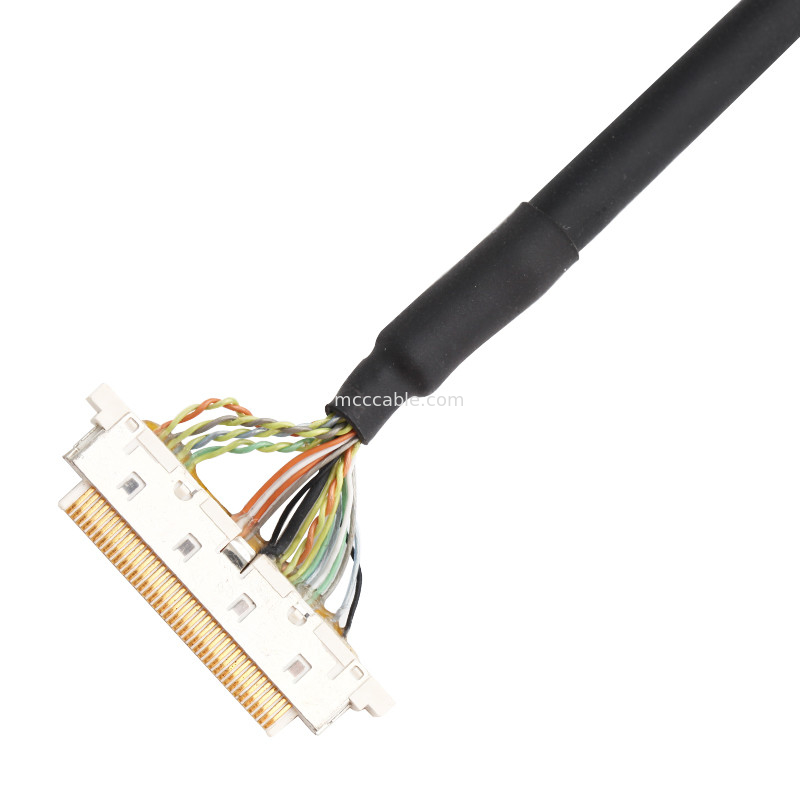 0.5mm گام ACES 50204-040 1 1-002 به JST SHDR-40V-SB LVDS مونتاژ کابل