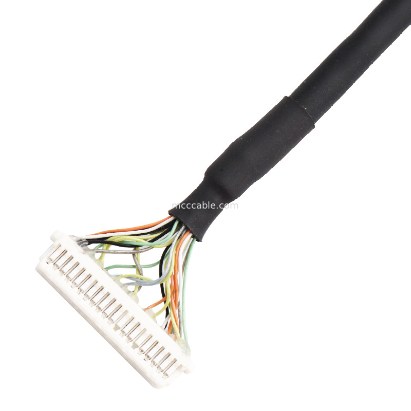 0.5mm گام ACES 50204-040 1 1-002 به JST SHDR-40V-SB LVDS مونتاژ کابل