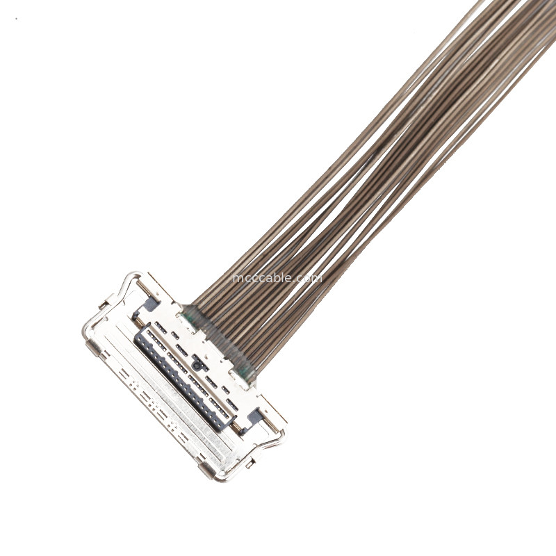 کانکتور نمایشگر LVDS کابل کواکسیال 0.4 میلی متری  20679-20p Micro Coaxial EDP