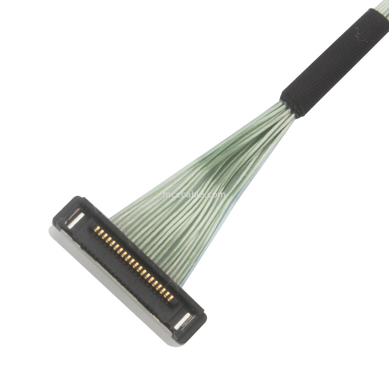 0.4mm Pitch 20380-R20T-06 Micro Coaxial Cable کابل اتصال lvds کابل 20P 0.4mm Pitch
