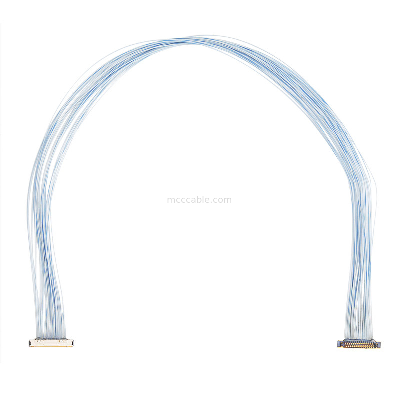 مونتاژ کابل کواکسیال میکرو کواکسیال 0.25 میلی متری KEL XSLS20-30 برای دوربین مدار بسته