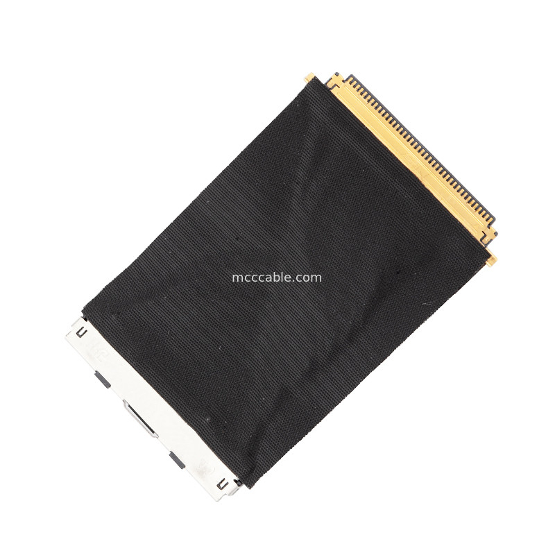 و کانکتور 20453-240T-03 ترکیب سفارشی، DF80D-40P-0.5SD کابل LVDS EDP