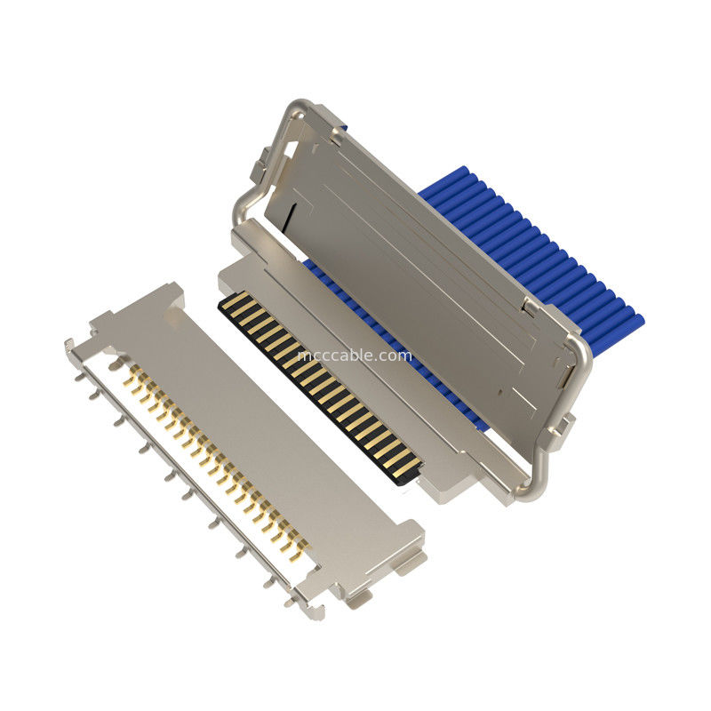 20846-020T-01 0.5mm پچ اتصال میکرو کواکسیال نوع جفت گیری افقی