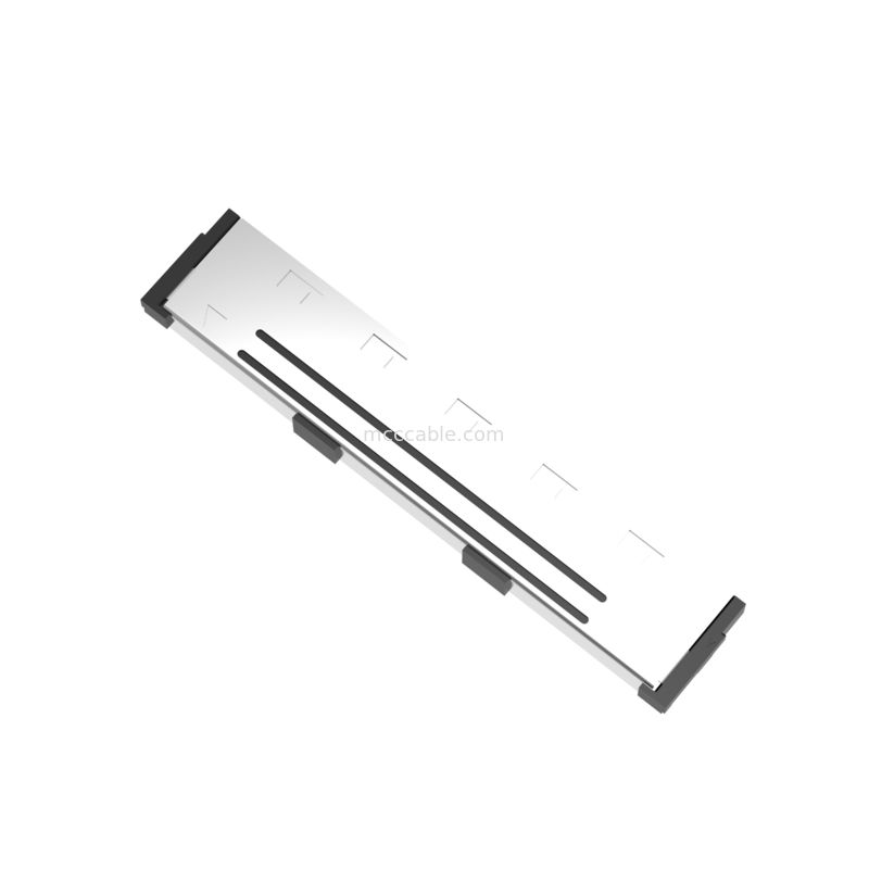 50P Lvds Micro Coax Cable 20437-050T-01 0.5 mm pitch، اتصال دهنده میکرو کواکسیال نوع جفت گیری عمودی