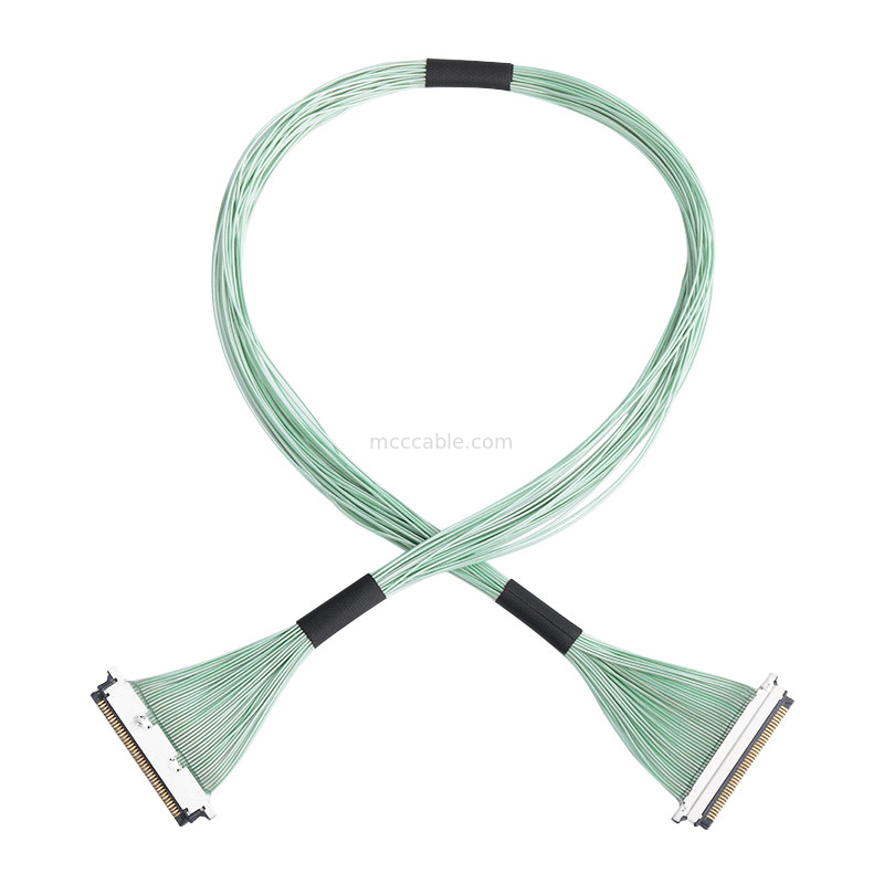 15pin Micro Coaxial Cable Assembly20345-015T-32R 0.4mm pitch اتصال دهنده میکرو کواکسیال نوع جفت گیری افقی
