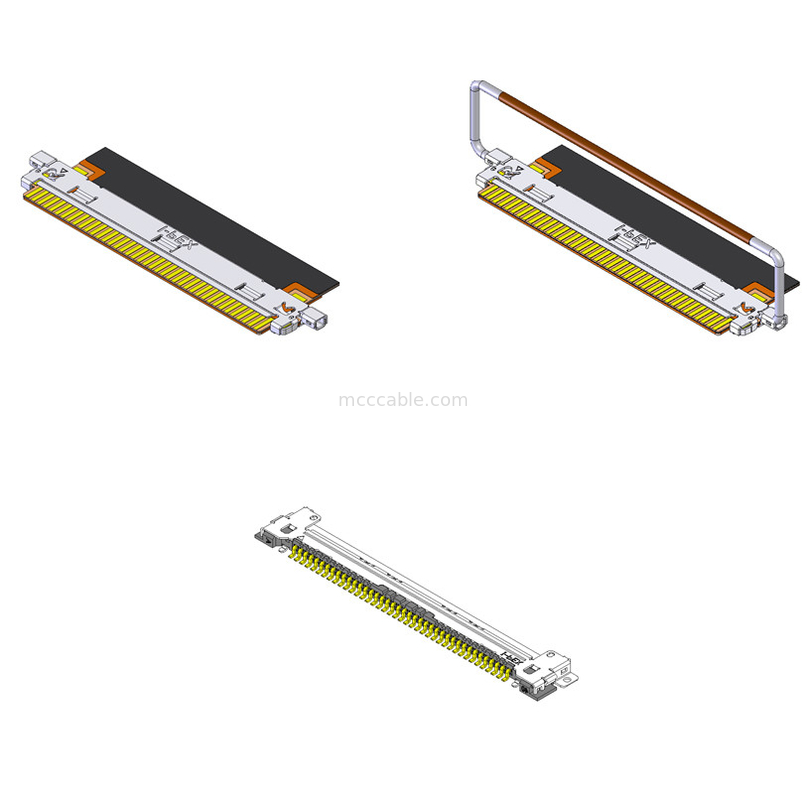 Lvds Cable VSF 20645-040T-01 40P 0.5mm Pitch برای اتصال صفحه نمایش کریستال مایع