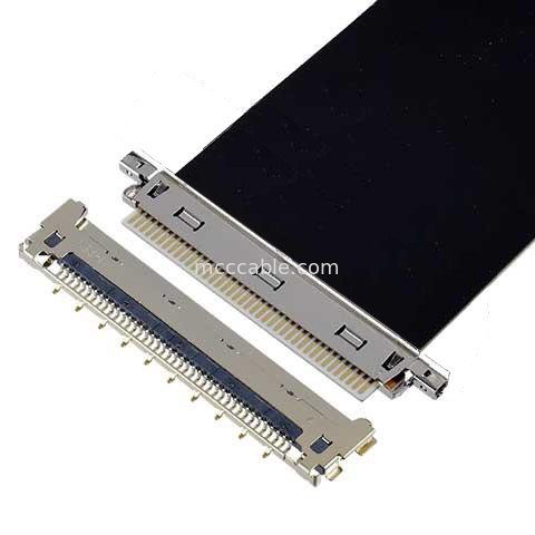 20856-030T-01 0.4mm Pitch 30P Micro Coaxial کابل مونتاژ کابل جفت گیری جهت افقی