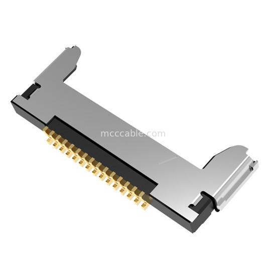 15pin Micro Coaxial Cable Assembly20345-015T-32R 0.4mm pitch اتصال دهنده میکرو کواکسیال نوع جفت گیری افقی