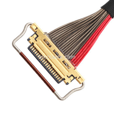 UL EDP LVDS کابل کواکسیال 0.4mm Pitch 20633-220T-01S 20 Pin طول سفارشی