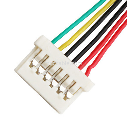 کانکتور صفحه نمایش lvds 6DS 1.25mm Pitch  DF14 Lvds Cable Crimping 6 Pin