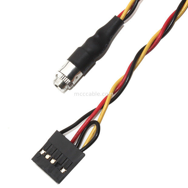 Molex 22 55 2101 Custom Cable Harness 2.54mm Pitch 3.5mm Panel Mount Audio Jack
