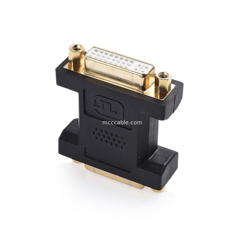 2 بسته Dvi زنانه کوپلر دوگانه لینک 24 + 5 پین برای اتصال کابل LCD