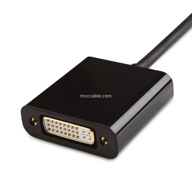 OEM / ODM Lvds کابل مونتاژ Mini Displayport به Dvi 3 در 1 آداپتور کانکتور