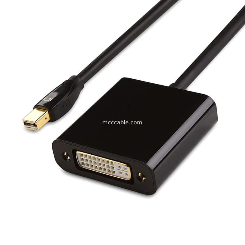 OEM / ODM Lvds کابل مونتاژ Mini Displayport به Dvi 3 در 1 آداپتور کانکتور