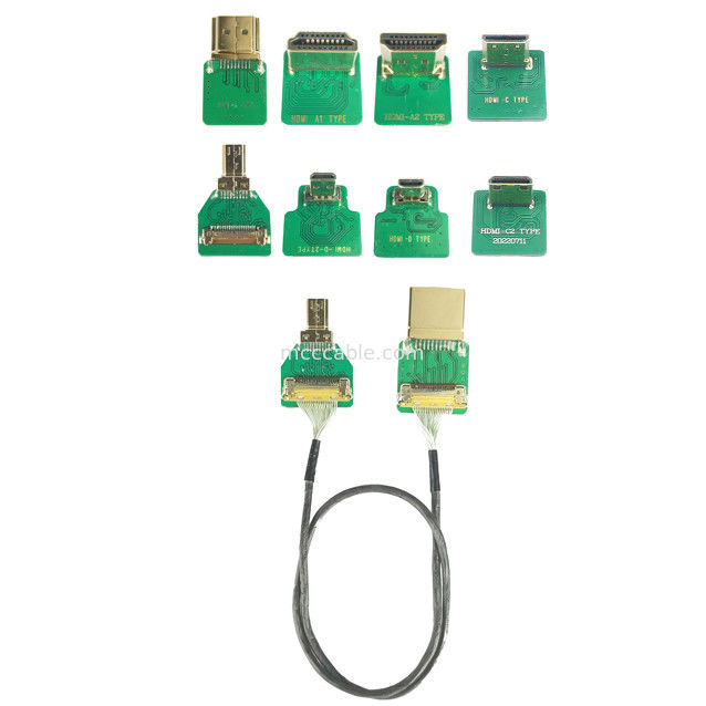 آداپتورهای کانکتور ®-VS 20525-020E-02 به 0.4mm Pitch Hd Hdmi Adapter نوع مینی Hdmi-C سفارشی