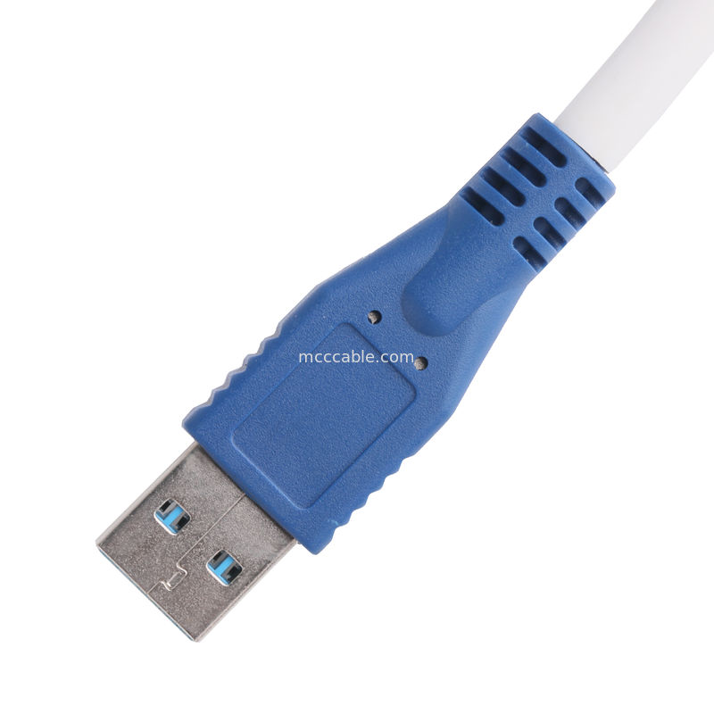 5GBPS Micro B به USB 3.0 طول کابل سفارشی رنگ آبی ROHS