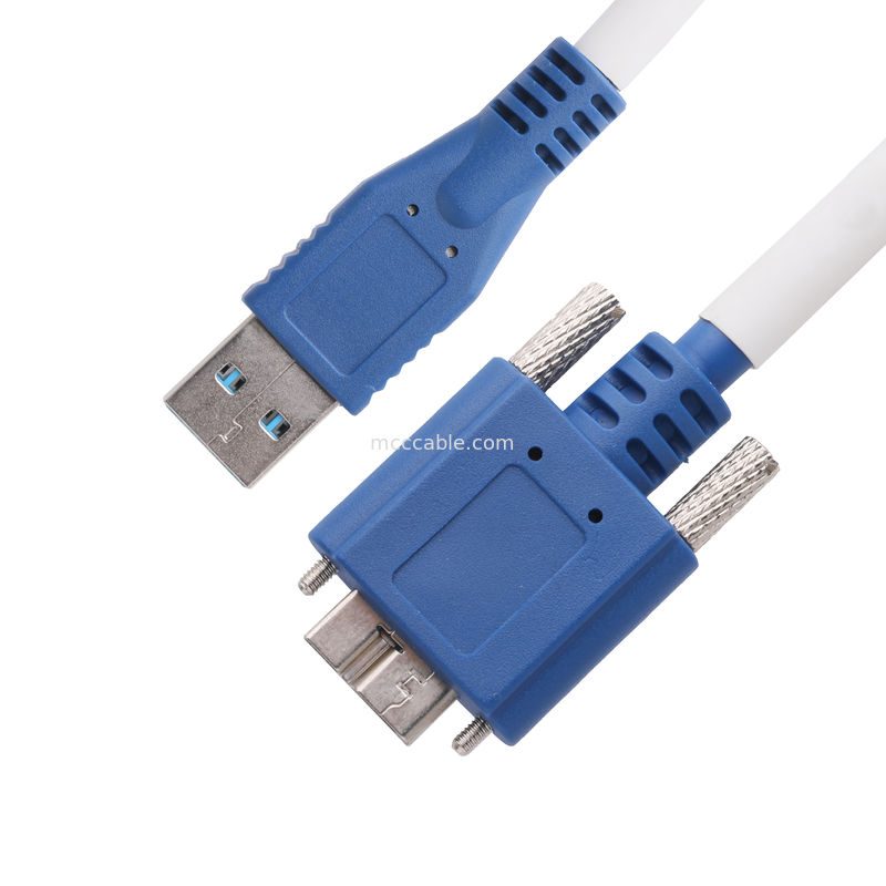 5GBPS Micro B به USB 3.0 طول کابل سفارشی رنگ آبی ROHS