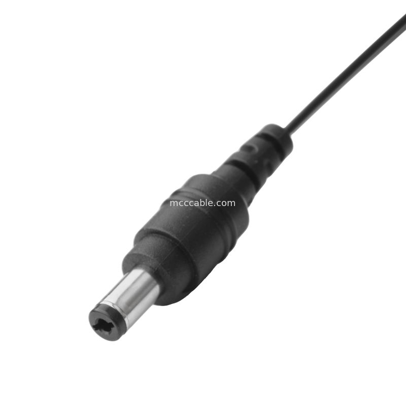 DC Plug 2.1*5.5mm Solder Type PVC شکل گیری به TE Blue Housing 2P کانکتور کابل زنانه