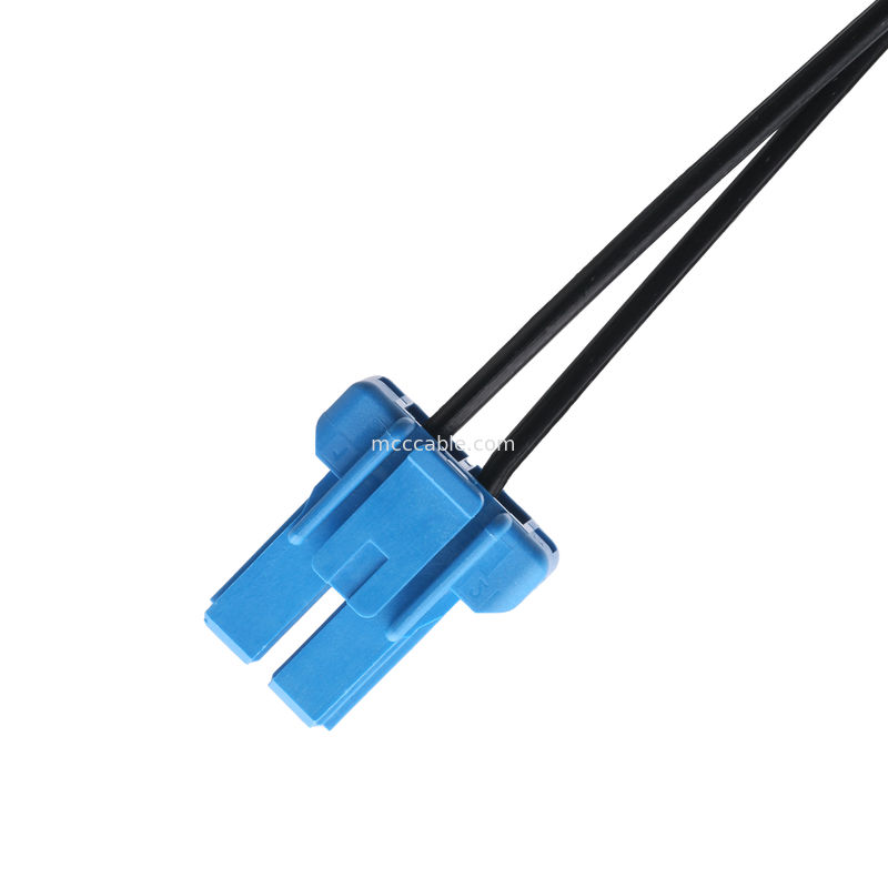 DC Plug 2.1*5.5mm Solder Type PVC شکل گیری به TE Blue Housing 2P کانکتور کابل زنانه